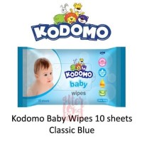 KODOMO BABY WIPES BLUE 50S